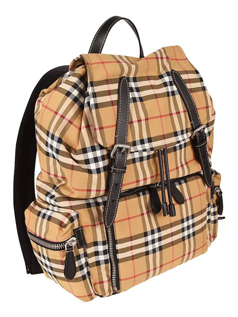 men burberry backpack|burberry vintage check backpack.